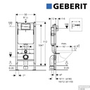 Geberit duofix Delta UP100 zonder afdrukplaat