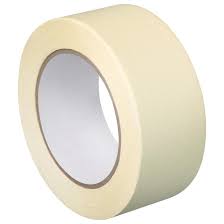 Papier afplakband 48mmx50m 60°C beige