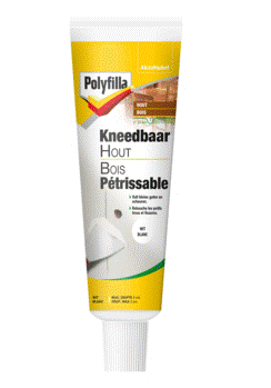Polyfilla Kneedbaar hout houtvulpasta wit 75gr