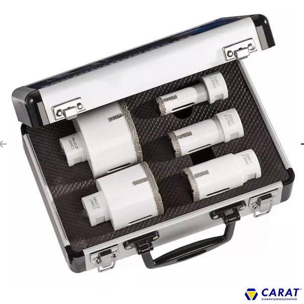 Carat tegel-/natuursteenboorset EHS 20-27-35-55-68mm