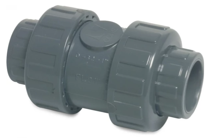 Druk PVC terugslagklep 25mm