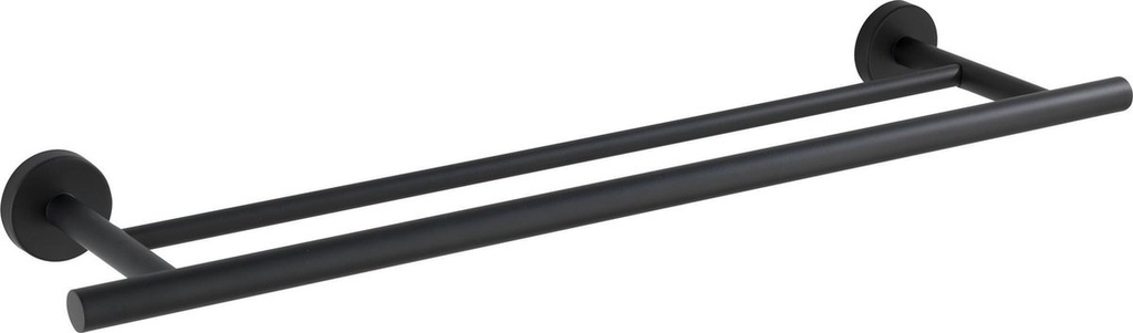 Handdoekdroger duo bosio black inox mat