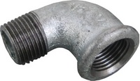 Coude galva 5/4 - 90° MF