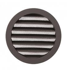[80639] Renson 434/R inbouwrooster rond 150mm RAL9005