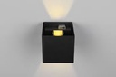 Reality Talent wandlamp 3000K 50LM - zwart - half rond