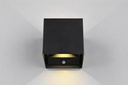 Reality Talent wandlamp 3000K 50LM - zwart - half rond
