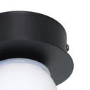 Eglo wand-/plafondlamp Mosiano zwart IP44