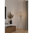 Eglo Romazinna staanlamp 1xE staal/zandkleur