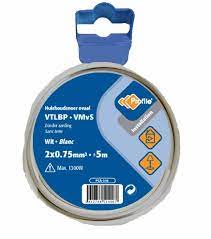 VTLBP 2X0.75 WIT 5 M BLISTER