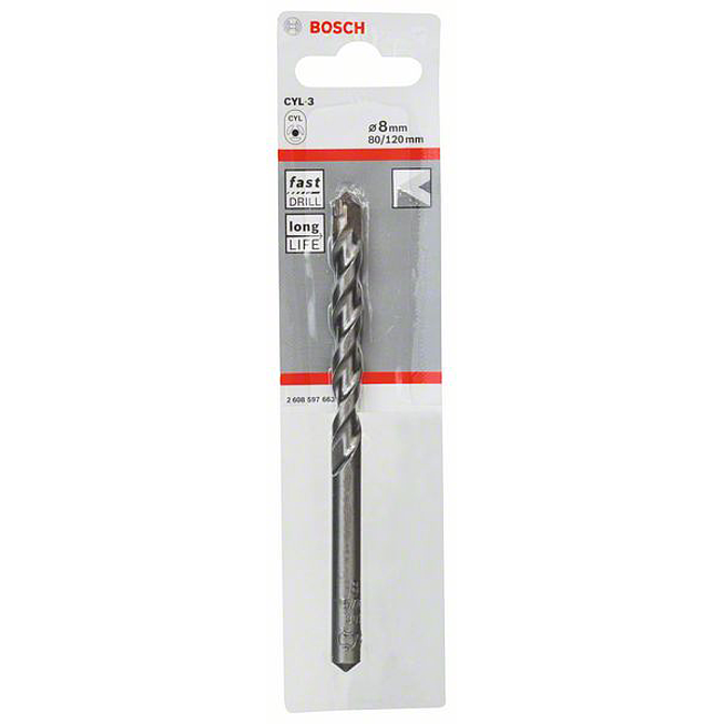 BOSCH - BETOONBOOR CYL_3 SP 8X80X120