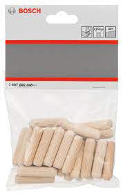 Bosch - gegroefde houtdeuvel 10mm - 30st