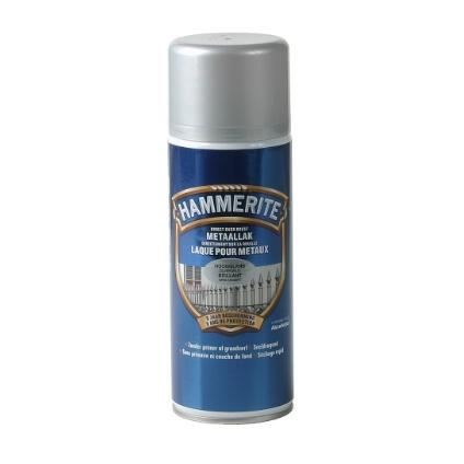 Hammerite hoogglanslak zilvergrijs 400ml