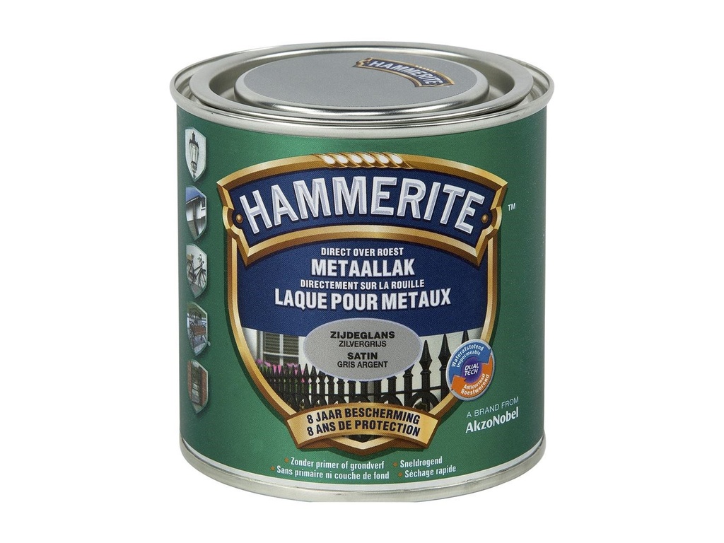 HAMMERITE SATIJNGLANSLAK 750ML WIT