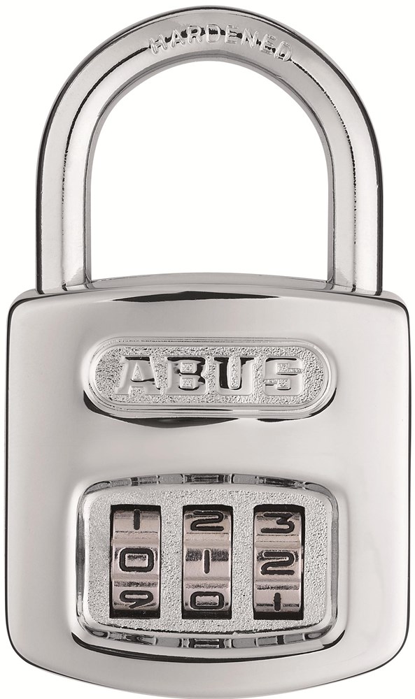 Abus 160/40 cijferhangslot chroom