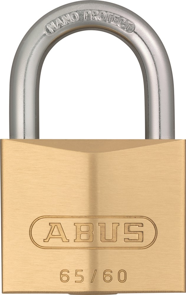 ABUS HANGSLOT MESSING 65/60 MM