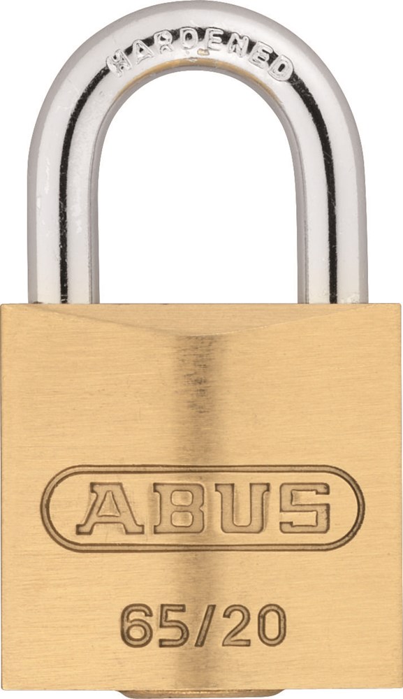 Abus 65/20 hangslot messing