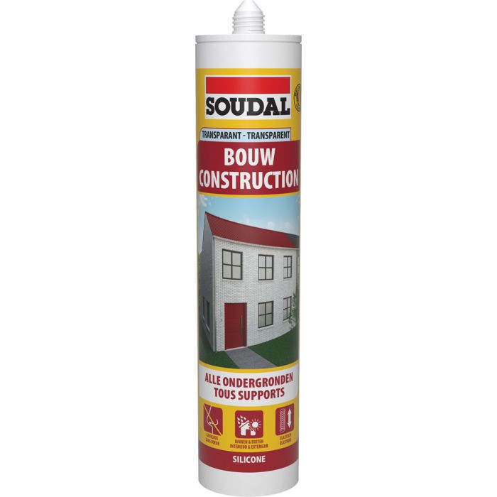 SOUDAL NEUTRALE SILICONE TRANSPARANT - 310ML