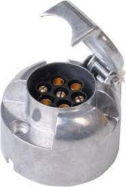 STEKKERDOOS 7-POLIG METAAL