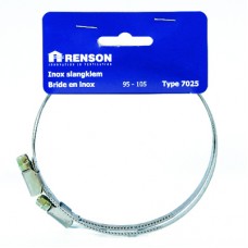 RENSON 7025 SLANGKLEM INOX (2ST) Ø95-105