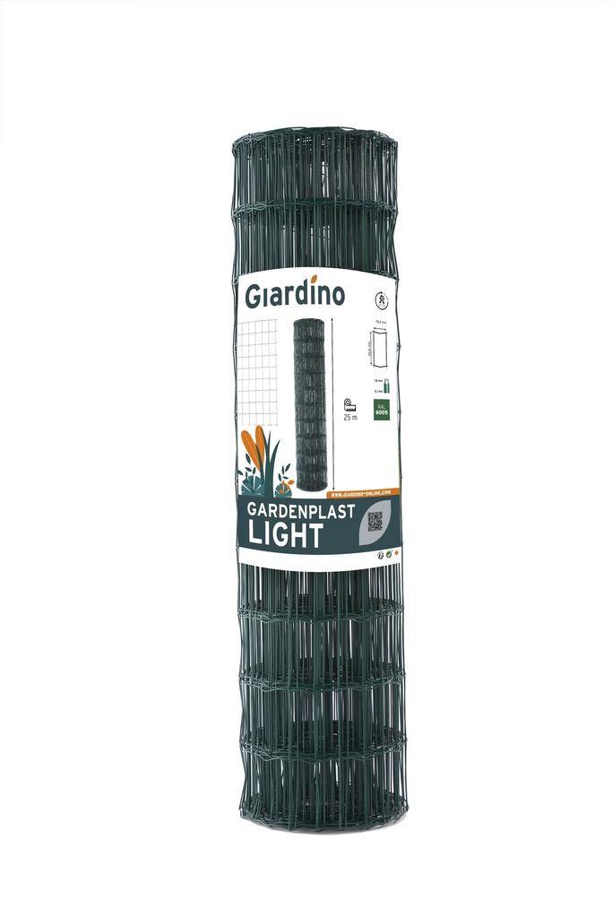 Gardenplast light 122cm x 25M RAL6005 groen