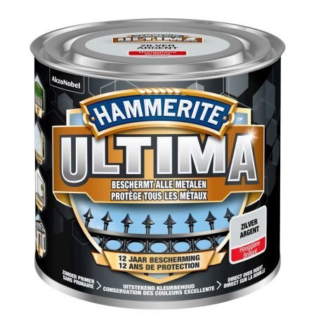 Hammerite ultima zilver 250ml