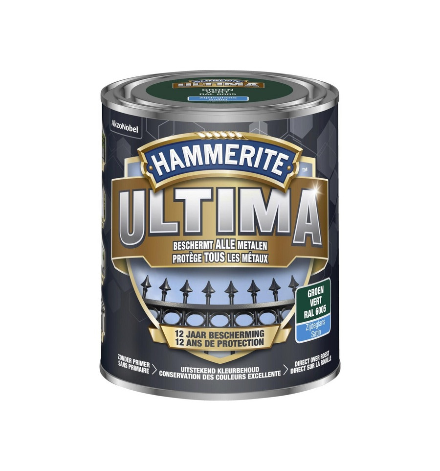 HAMERITE - ULTIMA ZIJDEGLANS GROEN/6005 - 750ML