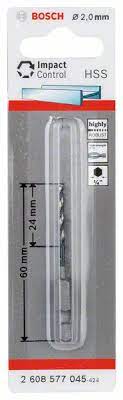 BOSCH - IMPACT CONTROL HSS 2MM