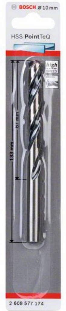 Bosch metaalboor HSS Pointeq 10mm