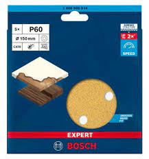 BOSCH - SCHUURVEL C470 150 - G60 - 6 GATEN - 5X