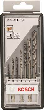 Bosch - 7-delige houtspiraalboor robustline 6-kant