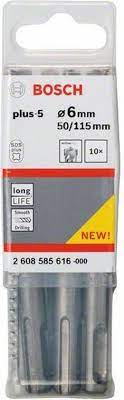 Bosch - 10x SDS-plus-5 - 6x50x115mm