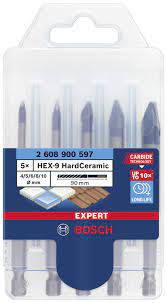 BOSCH - 5-D BORENSET HEX-9 HARDCERAMIC 4/5/6/8/10