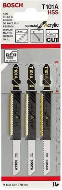 Bosch - 3x blad T101A special plexiglas