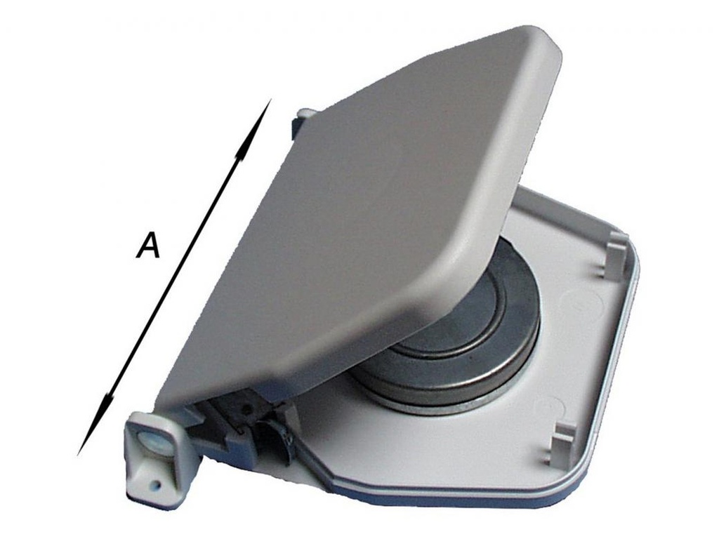 Mini-lintopwinder in PVC kast - wit