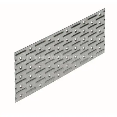 NAGELPLAAT GEGOLFD 75X150MM