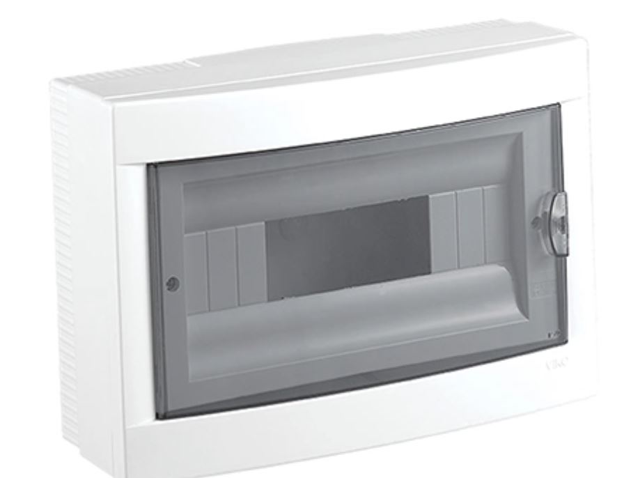 SHOQ opbouwkast 12 modules IP40 wit