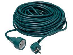 VERLENGSNOER 30 M GROEN 3G1.5