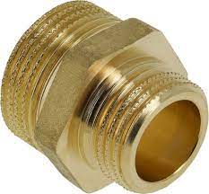 Verloopnippel Messing 3/4Mx1/2M