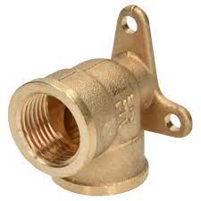 Muurplaat Messing 1/2Fx1/2F