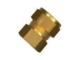 Klemkoppeling Recht Messing 1/2Mx15