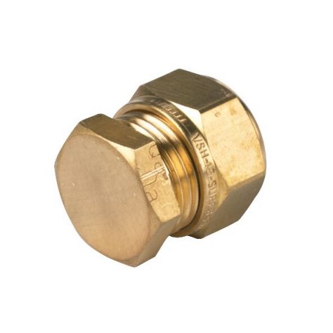 Klem Afsluitkap Comisa Messing 22 Mm