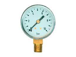 Manometer Radiaal 0-10Bar - 1/4'M