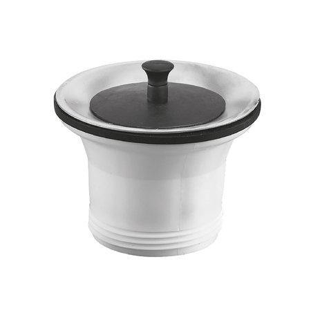Spoeltafelplug Met Diepe Plaat+Stop 6/4 Chrome