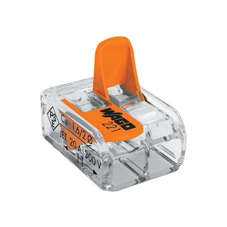 Wagoklem Met Hendel 2X2,5Mm 10 St