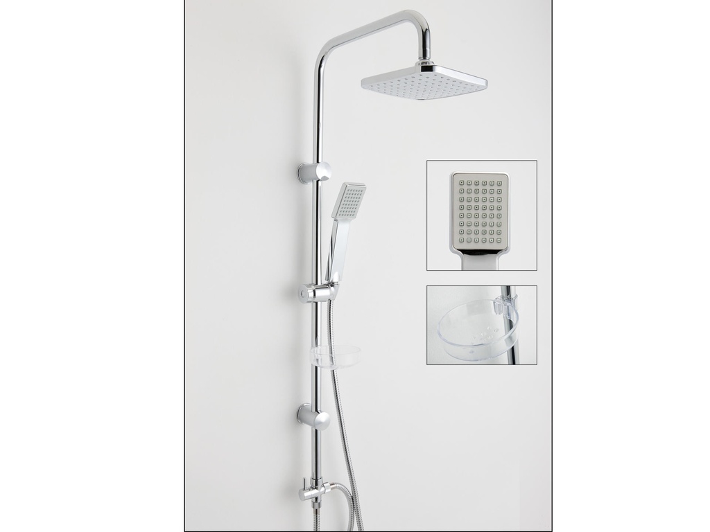 Lafiness - Douchezuil Ecocubiq Kompleet - Verchr