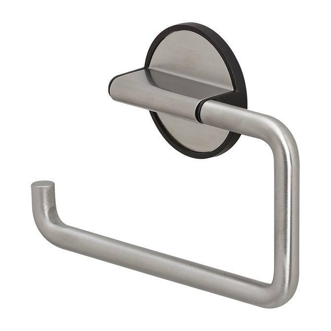 Tune toiletrolhouder - RVS/zwart
