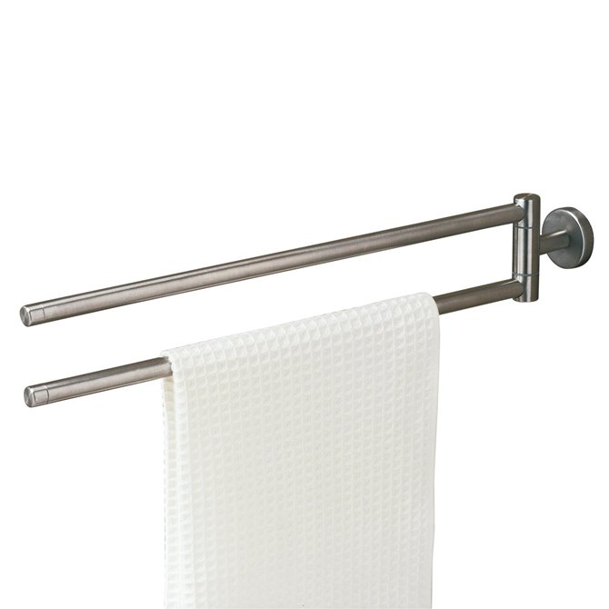 Boston beweegb handdoekhouder geborsteld RVS