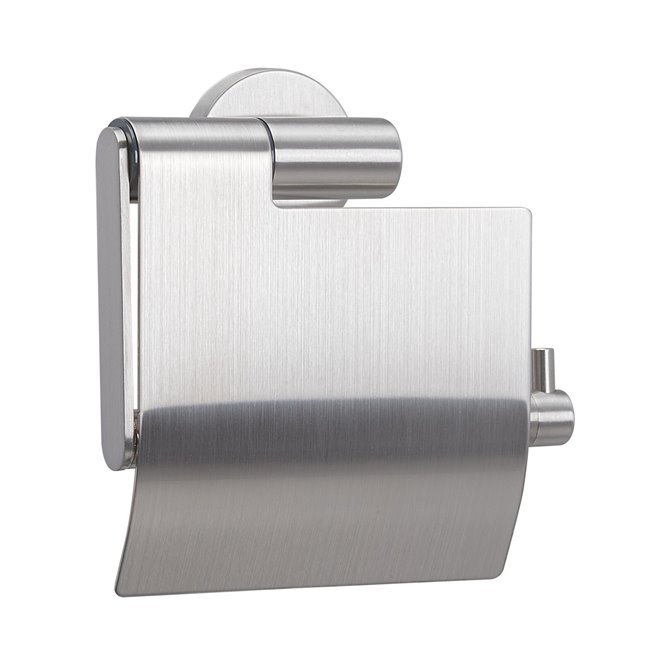 Boston Papierhouder M/Klep Geborsteld Rvs