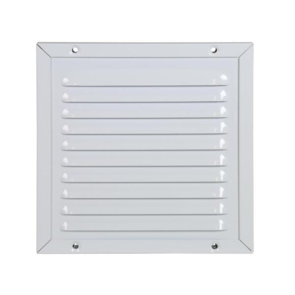 Renson 437 schoepenrooster met gaas 200x200mm - wit