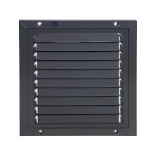 Renson 437 schoepenrooster met gaas 150x150mm - RAL7016